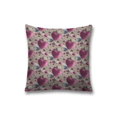 Pillowess decorative "volumetric hearts", on lightning, size 45x45 cm