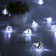 Garland “thread” 4 m with nozzles “ball with ornament”, IP20, transparent thread, 20 LED, white glow, 8 modes, 220 V