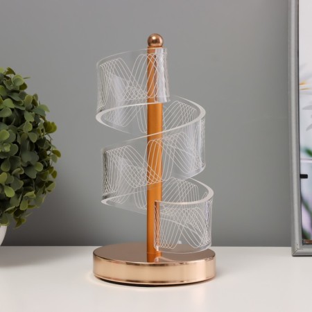 Highway Lamp "Spiral" LED 5W gold 11x11x25 cm Risalux-1
