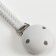 Holder for the nipple - dummy "pigtail", silicone, gray color