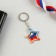 Magnet and keychain "Star Tricolor", set 2 items