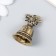 Bool of brass "Dragon Head" 2.2x2.2x3 cm