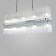 Suspended Bogate’s Allure 485/10, E14, 10x60W, 1200x170 mm, chromium color