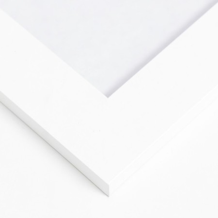 Photo frame MDF 25x35 cm "Trend", white (plastic screen)-1