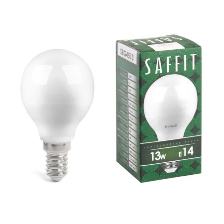 LED lamp, 13W 230V E14 4000K G45, SBG4513