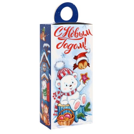 New Year. Gift set of sweets "Glacock", 400 g