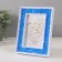 Photo frame plastic 10x15 cm "Blue pebbles" 2x14.7x19.7 cm