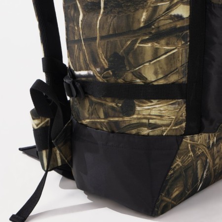 Tourist backpack, 70 l, department on screed with a lace, 3 outer pockets, with extension, Huntsman, Kamysh color-8