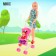 Mom and daughter doll with a stroller, mix