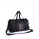 Female sports bag, textura, small size, black color