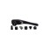 BRADEX KZ 0567 body massage, 5 modes, 7 nozzles, display, black