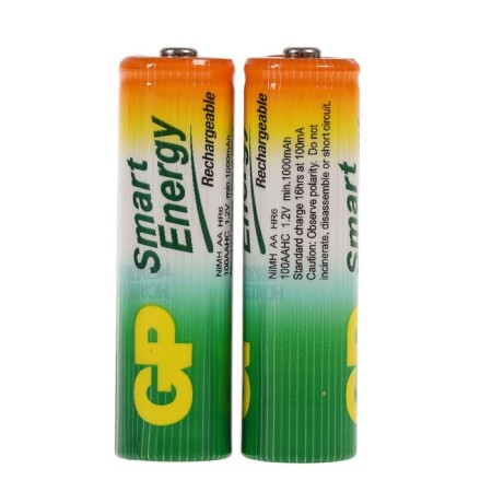 Battery GP, NI-MH, AA, HR6-2BL, 1.2V, 1000 mAh, blister, 2 pcs.-1