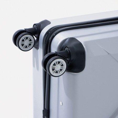 Big suitcase 28 ", code castle, silver color-7