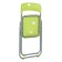Folding chair on a metal frame, green