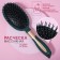 The comb massage, rubberized handle, 7 × 25 cm, green/golden color