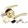 PUNTO 6020 PB-E hinge handle, key/fixer, gold color