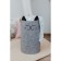 Funny “cat” storage basket, gray color
