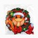 Interior decoration "New Year's collection: Milash", 23.8 x 25 cm