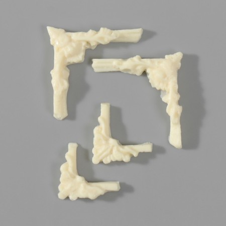 Silicone "corners" 2,8x2.8 cm: 1.7x1.7 cm mix-3
