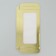 Gold chocolate box, with a window, 17 x 8.5 x 1.5 cm