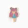 Brooch "Cute", 2.9 x 4.9 cm