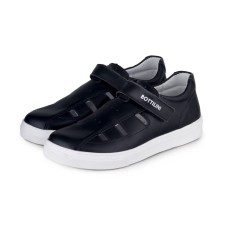 Polobotins for children, size 33, black color