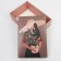 Gift folding box, packaging, “Girl with flowers”, 30 x 20 x 9 cm