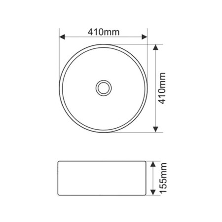 Comforty 7078a sink, invoice, white color-1