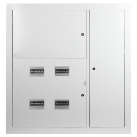 Building Metal Building Era Simple SHE-4 (1000x960x140) 4 apartment IP31 UHL3, gray