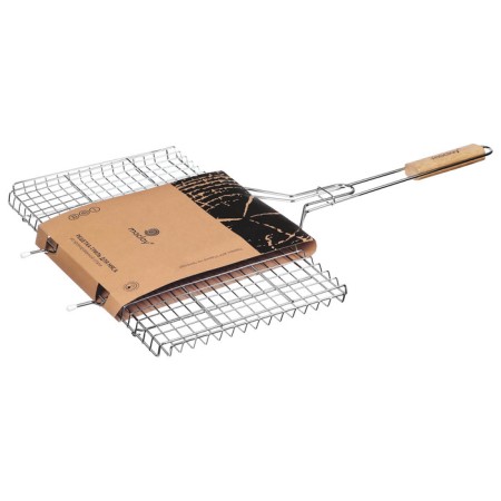 Ground Grill Universal Maclay, 26x45 cm, chrome steel, for barbecue-6