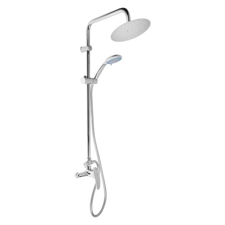 Shower system Istok Life Luxe with one -handed brass mixer, chrome