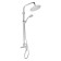 Shower system Istok Life Luxe with one -handed brass mixer, chrome