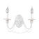 Bra Freya Fr2046-Wl-02-Welia, 195x380x200 mm, E14, 2x60W, white color with gold