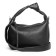Sobo bag female, genuine leather, Ludor black, 30x10x18 cm