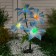 Sadovy lamp on the sunny battery "Blue Lily", 80 cm, 4 LED, glow of multi (RGB)
