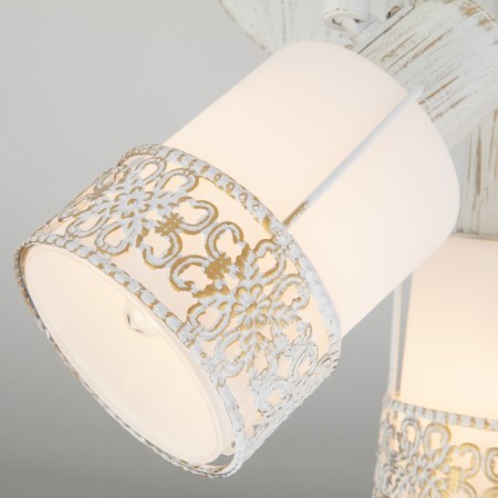 Silvia 3x40W lamp E14 white, gold-1