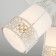 Silvia 3x40W lamp E14 white, gold