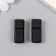 Black Magnetic metal fastener 0.7x2.3x0.9 cm