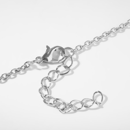 Choker "crescent" phases of the moon, colored in silver, 35 cm-2