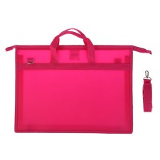 Folder for drawings and drawings A3, 420 x 343 x 50 mm, with handles, plastic, zipper from above, 0.9 mm, 