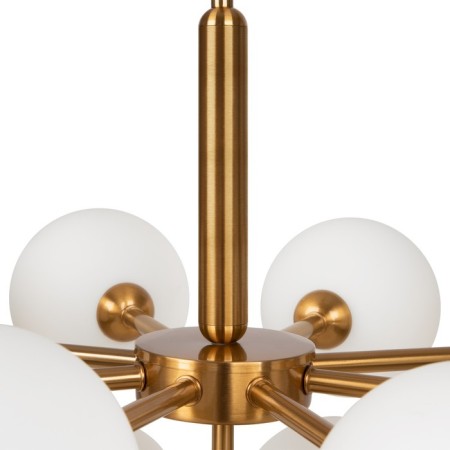 Suspended lamp Inversion, 13xg9, brass color-4