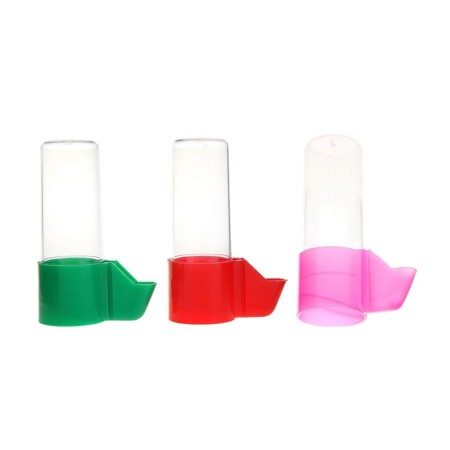 Auto -boat for birds, 55 ml, small (for vertical rods), 40 x 70 x 110 mm, mix of flowers-1