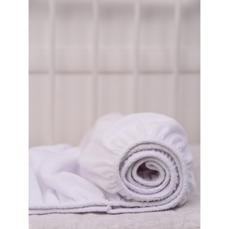 Waterproof molting, size 60x140 cm, white color-3