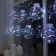Garland “fringe” 2.5 × 0.7 m dews with nozzles “balls”, ip20, silver thread, 150 LED, white glow, 12 V