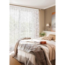Curtain on the braid Klematis - XL, size 600x265 cm