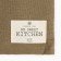 Ethel Goleka "ECO", olive color, 28x28 cm, 70% HL, 30% linen, 190 g/m2