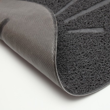 2-in-1 rug for a bowl/animal toilet 38 x 38 cm gray-4