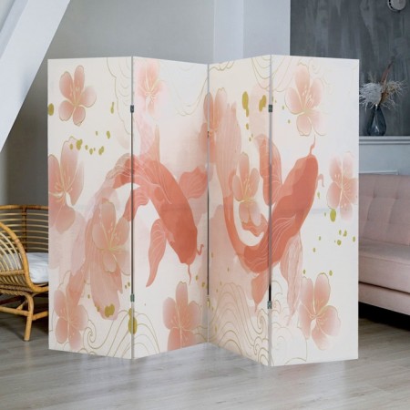 Shirma "Traditional Eastern Painting. Flowering of Sakura. U-Sin, Sumy-E", 200 x 160 cm