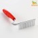 Comb "paws" curved, 10.5 x 15 cm, red