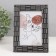 Photo frame plastic 10x15 cm "Rectangles by hand" White with black 18.3x13.5 cm